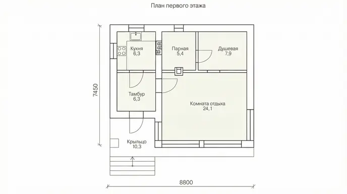 Планировки домов — стиль «планировка col1»